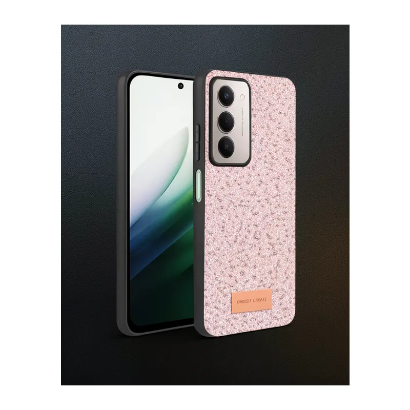 Onegif Xiaomi Redmi 15 4g Bright Simli Kapak - Pembe