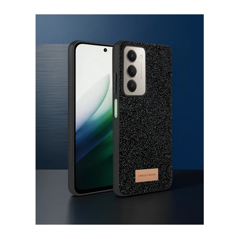 Onegif Xiaomi Redmi 15 4g Bright Simli Kapak - Siyah