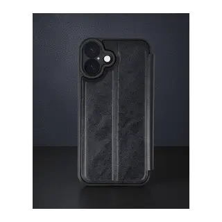 Apple İphone 16 Kılıf Flip Cover - Siyah