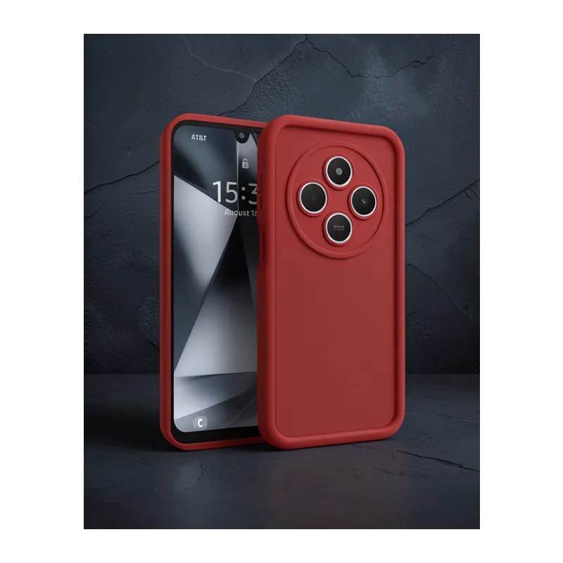 Xiaomi Redmi 14c Kılıf Viera Silikon - Kırmızı