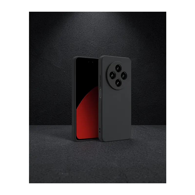 Xiaomi Redmi 14c Kılıf Nano İçi Kadife Silikon - Siyah