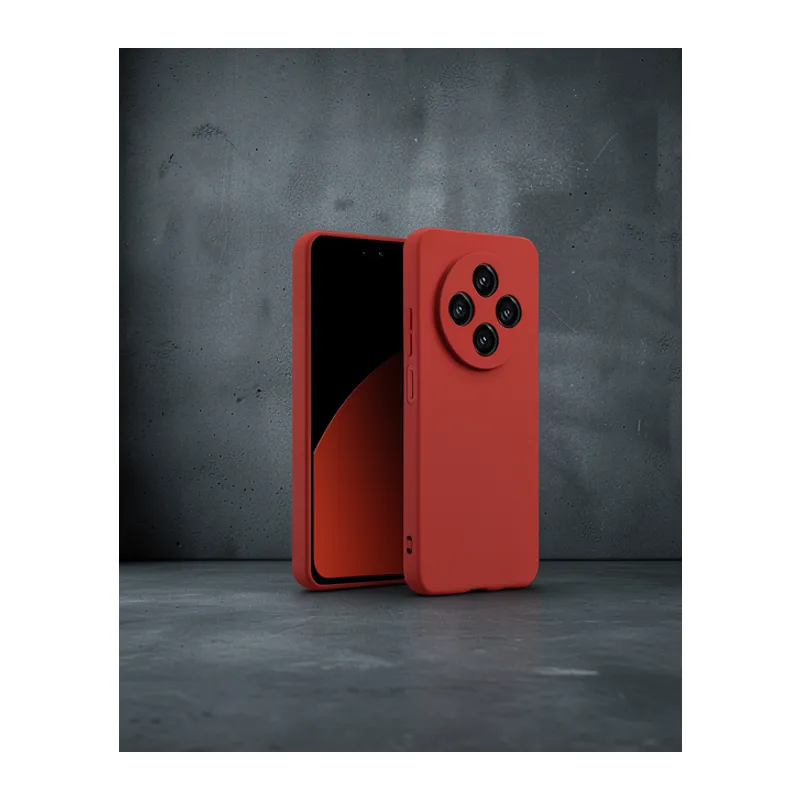Xiaomi Redmi 14c Kılıf Nano İçi Kadife Silikon - Kırmızı