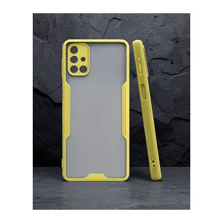 Samsung Galaxy M31s Kılıf Platin Silikon - Sarı