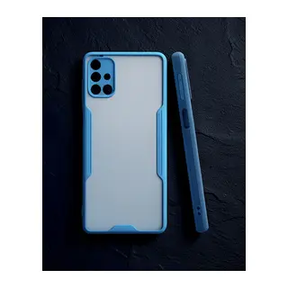 Samsung Galaxy M31s Kılıf Platin Silikon - Mavi