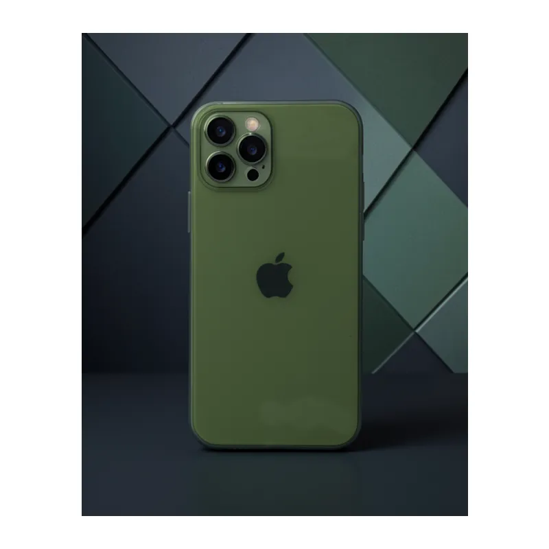 Apple İphone 12 Pro Max Kılıf Fly Lens Silikon - Yeşil