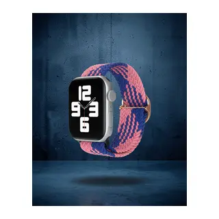 Apple Watch 38mm Kordon - Pembe-mavi