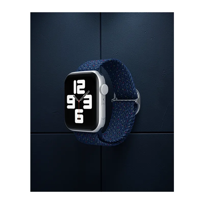 Apple Watch 38mm Kordon - Benekli Lacivert