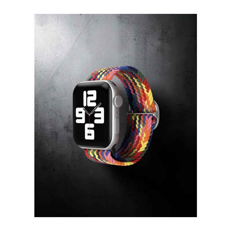 Apple Watch 38mm Kordon - Siyah-kırmızı-sarı