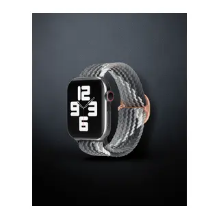 Apple Watch 42mm Kordon - Gri-siyah