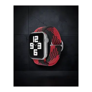 Apple Watch 42mm Kordon - Kırmızı-siyah