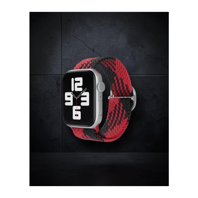Apple Watch 42mm Kordon - Kırmızı-siyah