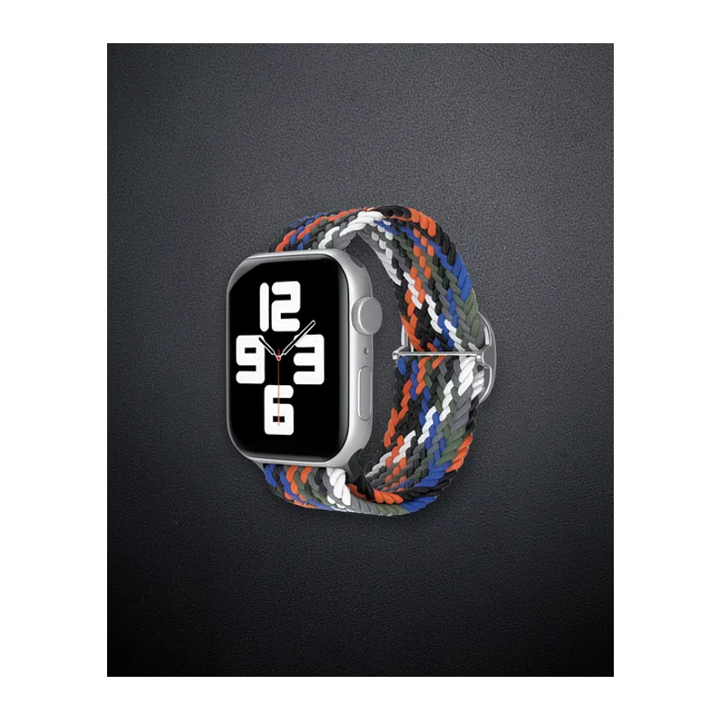Apple Watch 42mm Kordon - Gri-turuncu
