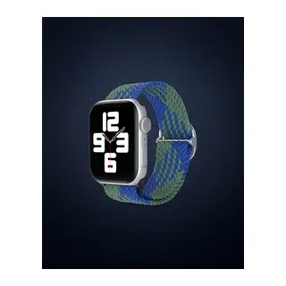 Apple Watch 42mm Kordon - Yeşil-lacivert