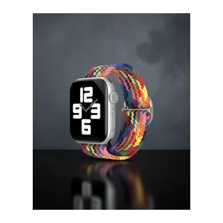 Apple Watch 42mm Kordon - Siyah-kırmızı-sarı