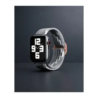 Watch 20mm Kordon - Gri-siyah
