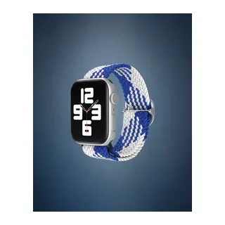Watch 20mm Kordon - Mavi-beyaz