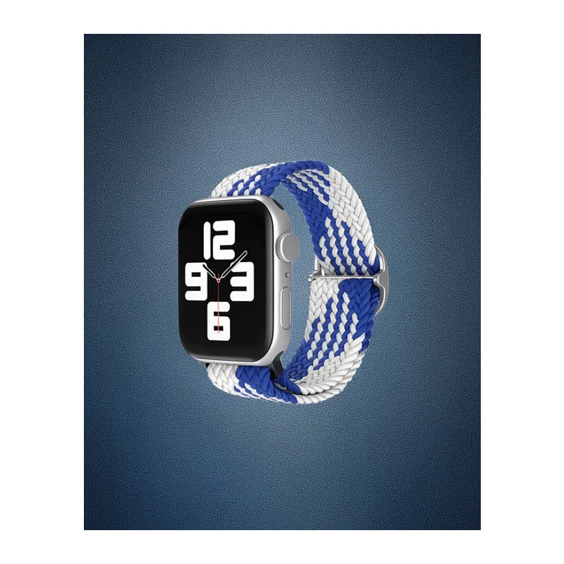 Watch 20mm Kordon - Mavi-beyaz