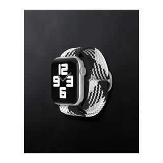 Watch 22mm Kordon - Siyah-beyaz
