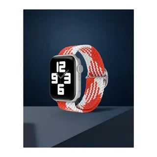 Samsung Watch 22mm Kordon - Beyaz-Kırmızı