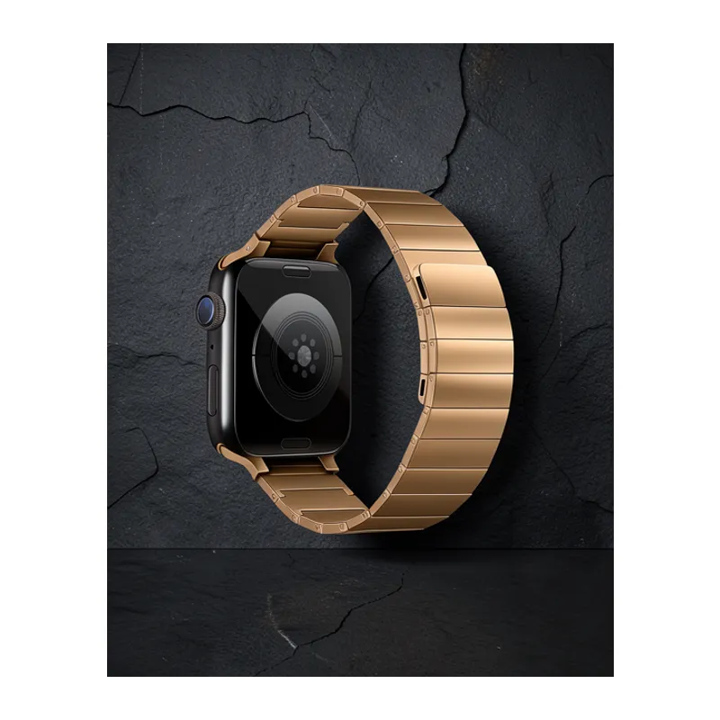 Apple Watch 38mm Kr404 Huks Kordon - Gold