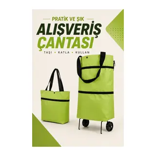 KATLANABİLİR ALIŞVERİŞ ÇANTASI
