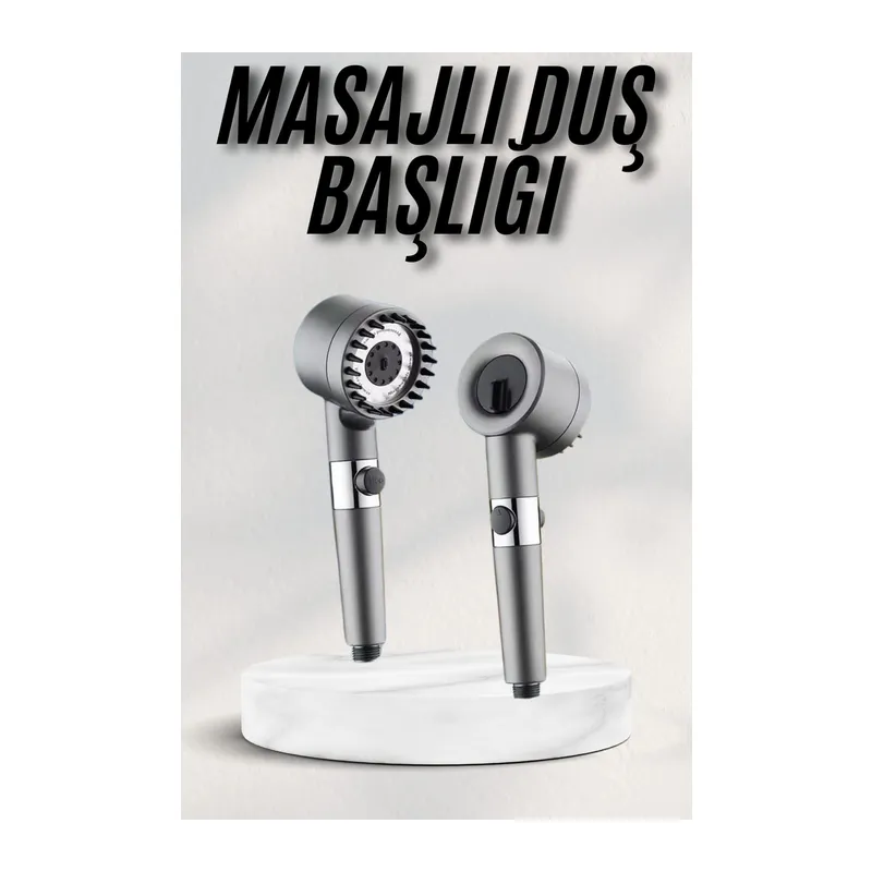 Masaj Etkili Turbolu Çok Fonksiyonlu Filtreli Duş Başlığı Yeni Nesil