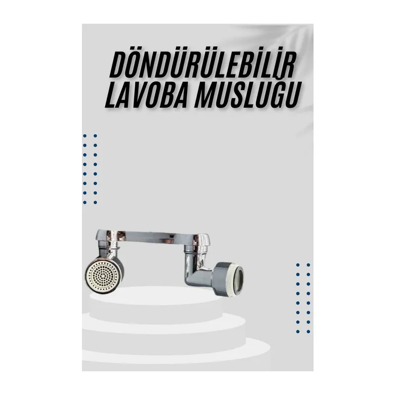 Dönebilen Musluk Başlığı Akrobat Mutfak Banyo Musluk Ucu Başlığı Oynar Başlıklı