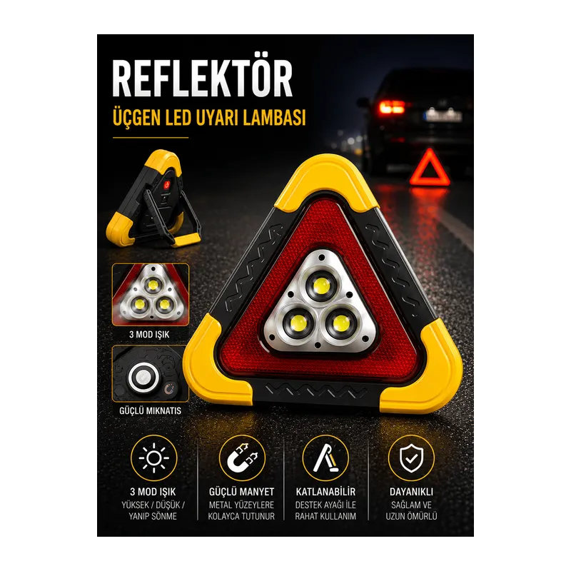 DP-209 REFLEKTÖR 5 FARKLI IŞIK MODLU