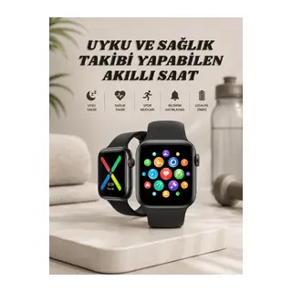 Akıllı Saat Wireless Şarj Yüksek Çözünürlüklü Müzik Dinleme Sesli Cevaplama