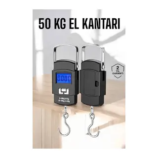 El Terazisi Dijital Göstergeli Pilli 50 Kg Ağırlık Ölçer