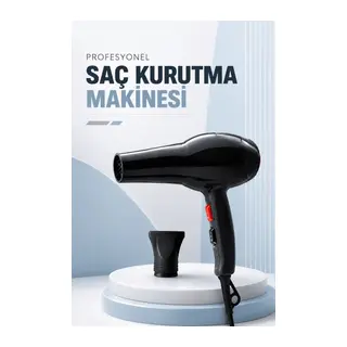 Tüm Saç Tiplerine Uygun, İki Kademeli Hız Ayarlı Fön Makinesi