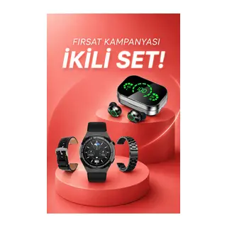 TWS Bluetooth Kulaklık ve Akıllı Saat Uyku Takibi Nabız Ölçer Uzun Pil Ömrü