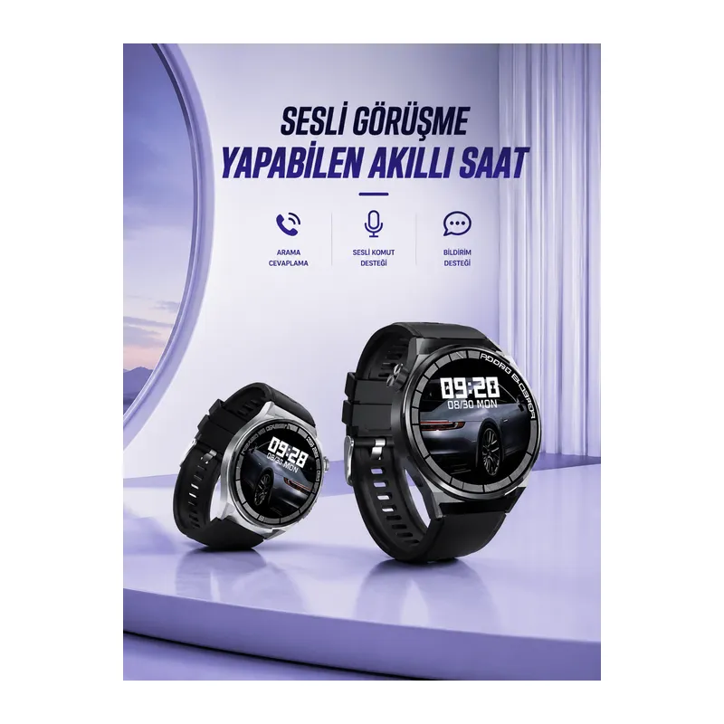GT8 AKILLI SESLİ GÖRÜŞME YAPABİLEN SAAT