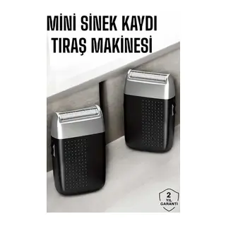 Tıraş Makinesi Mini Sinek Kaydı Şarjlı Taşınabilir Paslanmaz Çelik
