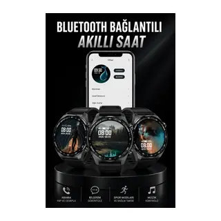 Akıllı Saat GPS VE NFC Özelliği Sesli Görüşme Dokunmstik Ekran