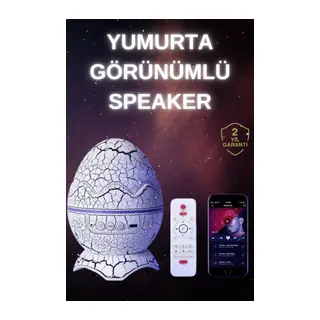 Dinozor Speaker Renk Değiştirme Projeksiyon Modu Bluetooth Hoparlör Gece Lambası