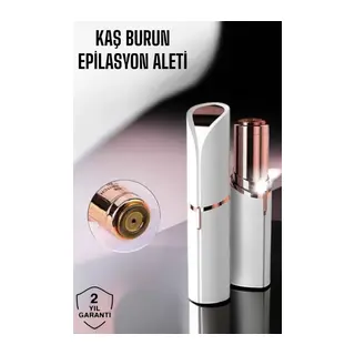 Taşınabilir ve Şık Yüz Kaş Epilatörü Hassas Ciltlere Özel