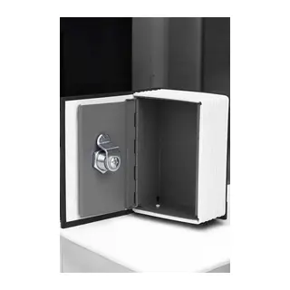 Gizli Kasa Kitap Görünümlü Anahtarlı Çelik Mini Kasa