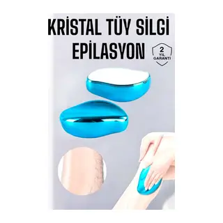Epilasyon Aleti Bacaklar Kollar İçin Yıkanabilir Kristal Epilatör Tüy Silgi