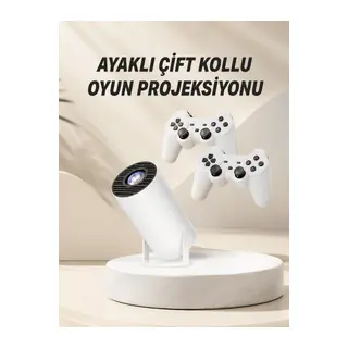 Taşınabilir Android Projeksiyon Ayaklı Çift Kollu 4K Çözünürlüklü Sinema Projeksiyonu