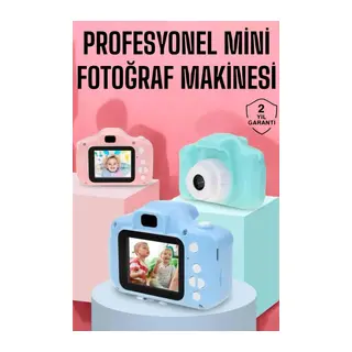 Çocuklara Özel Dijital Fotoğraf Makinesi Mini 1080P HD Kaliteli