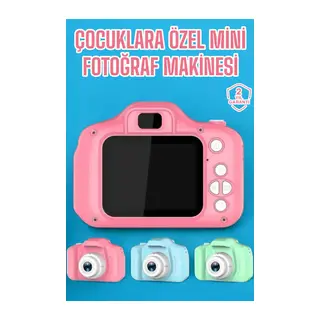 Çocuk Kamerası Dijital 1080P HD Kaliteli Mini Fotoğraf Makinesi Profesyonel