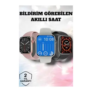 Akıllı Saat Adım Sayar, Kalp Atışı İzleme Dokunmatik Bluetooth Bağlantılı