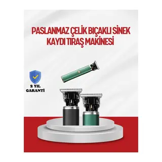Saç Sakal Ense Paslanmaz Çelik T-Bıçak Vücut Tıraş Makinesi