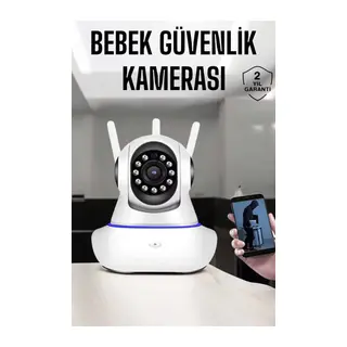 Wifi Kamera Ev Kamerası Gece Görüşlü Kablosuz Bebek Izleme Kamerası