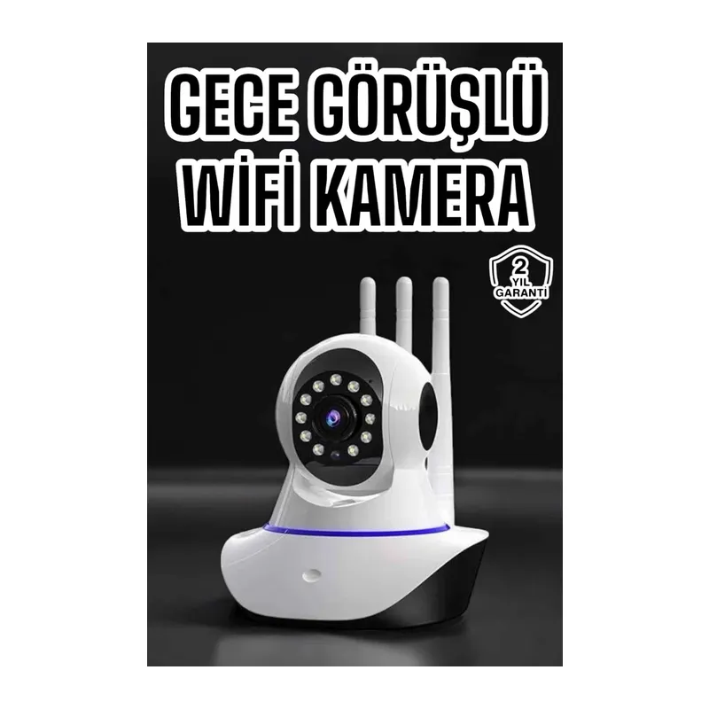 Ev Kamerası Wifi Kamerası Video Kayıt Çift Yönlü Hareket Sensörü Bebek