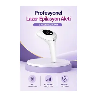 IPL Lazer Epilasyon Aleti 5 Kademeli Güç Ayarlı
