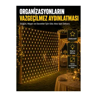 Dekoratif Ağ LED Işık ile Organizasyonlarınıza Masalsı Atmosfer