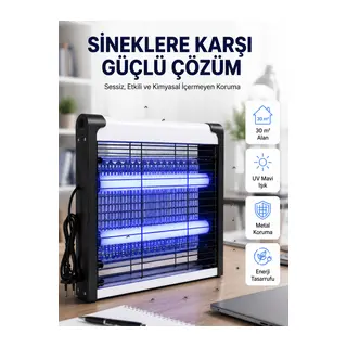 Kimyasal İçermeyen UV Işıklı Elektrikli Sinek ve Böcek Öldürücü