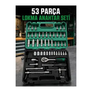 Çok Uçlu ve Farklı Ölçülü 53 Parça Alet Seti